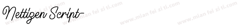 Nettizen Script字体转换